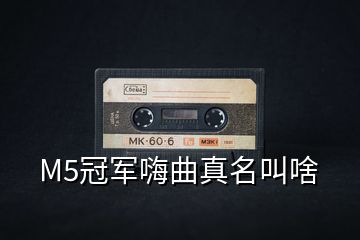 M5冠軍嗨曲真名叫啥