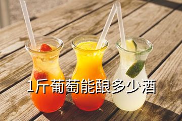 1斤葡萄能釀多少酒