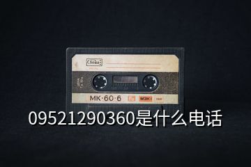 09521290360是什么電話