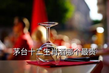 茅臺(tái)十二生肖酒哪個(gè)最貴