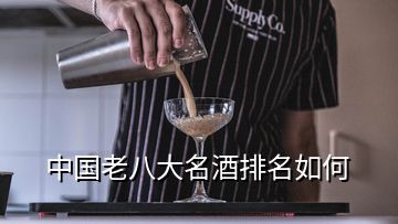 中國老八大名酒排名如何