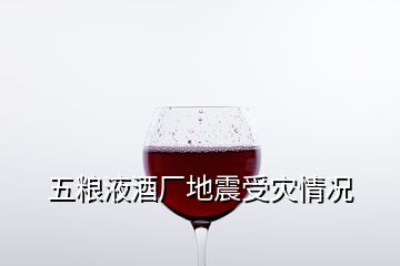 五糧液酒廠地震受災情況