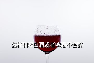 怎樣和喝白酒或者啤酒不會醉