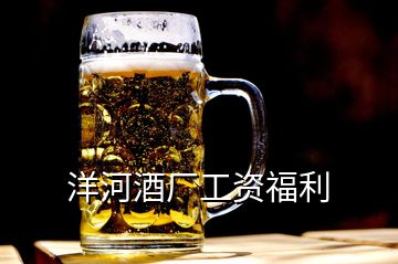 洋河酒廠工資福利