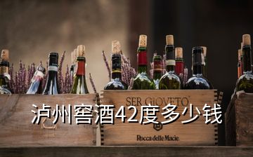 瀘州窖酒42度多少錢