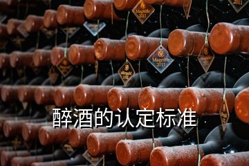 醉酒的認定標準