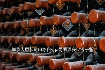 加拿大原裝進(jìn)口冰白vqa葡萄酒多少錢(qián)一瓶