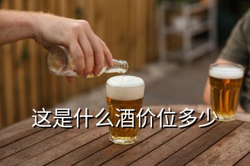 這是什么酒價(jià)位多少