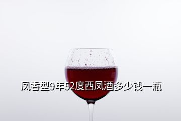 鳳香型9年52度西鳳酒多少錢一瓶