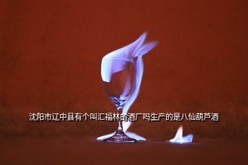 沈陽市遼中縣有個叫匯福林的酒廠嗎生產(chǎn)的是八仙葫蘆酒