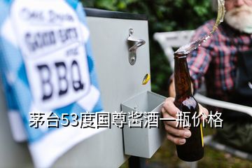 茅臺53度國尊醬酒一瓶價格