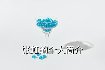 張虹的個(gè)人簡(jiǎn)介