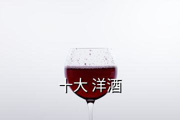 十大 洋酒