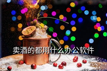 賣酒的都用什么辦公軟件