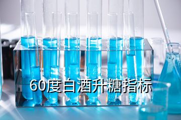 60度白酒升糖指標