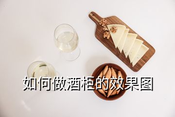 如何做酒柜的效果圖