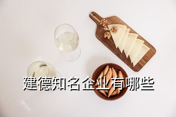 建德知名企業(yè)有哪些