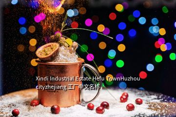 Xindi Industrial Estate Hefu TownHuzhou cityzhejiang 工廠中文名稱