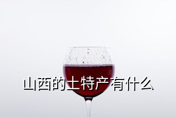 山西的土特產(chǎn)有什么