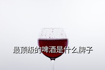 最頂級的啤酒是什么牌子