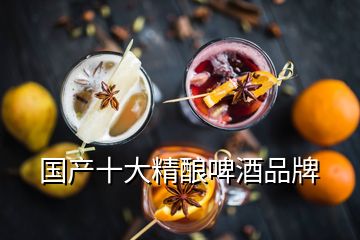 國產(chǎn)十大精釀啤酒品牌