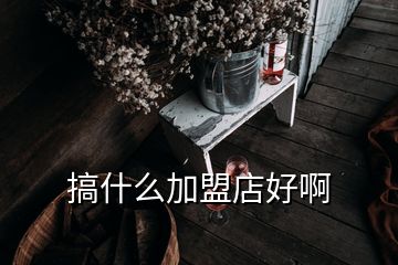 搞什么加盟店好啊