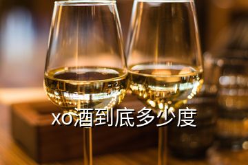 xo酒到底多少度