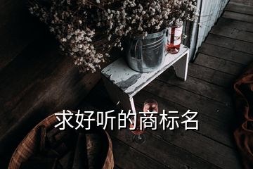 求好聽的商標(biāo)名