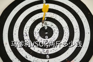 馬爹利VSOP兩斤多少錢