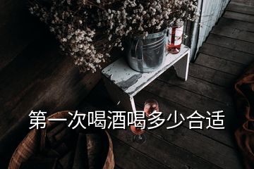 第一次喝酒喝多少合適