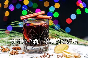 貴州那個酒廠釀制的酒好喝