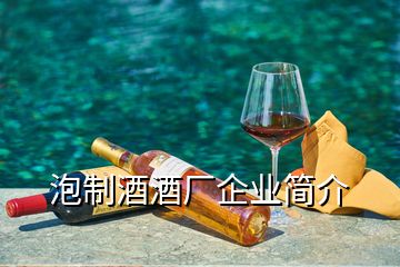 泡制酒酒廠企業(yè)簡(jiǎn)介