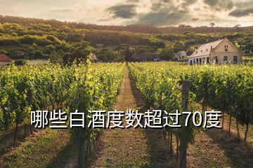 哪些白酒度數(shù)超過70度