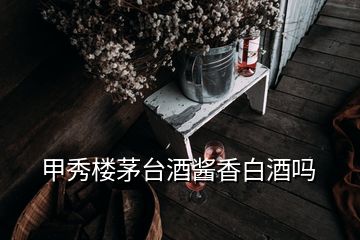 甲秀樓茅臺酒醬香白酒嗎