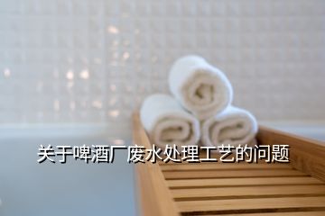 關于啤酒廠廢水處理工藝的問題