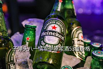 子彈頭八一情軍中原漿酒53度價格