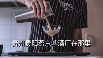 貴州貴陽燕京啤酒廠在那里