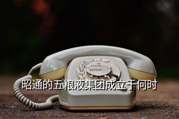 昭通的五糧液集團(tuán)成立于何時(shí)