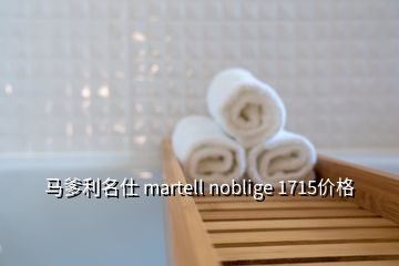 馬爹利名仕 martell noblige 1715價格