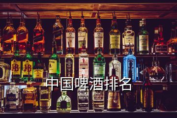 中國啤酒排名