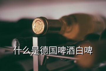 什么是德國(guó)啤酒白啤