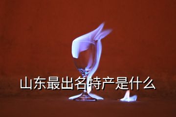 山東最出名特產是什么