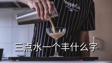 三點(diǎn)水一個豐什么字