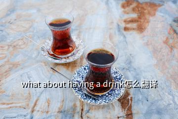 what about having a drink怎么翻譯