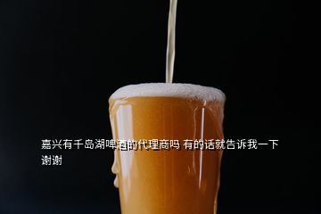 嘉興有千島湖啤酒的代理商嗎 有的話就告訴我一下 謝謝