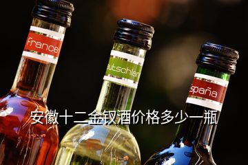 安徽十二金釵酒價(jià)格多少一瓶