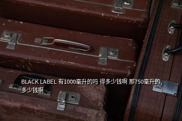 BLACK LABEL 有1000毫升的嗎 得多少錢(qián)啊 那750毫升的多少錢(qián)啊