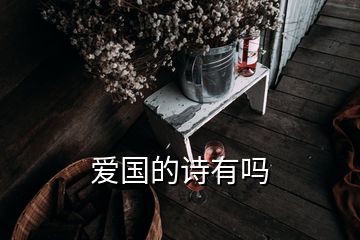 愛國的詩有嗎