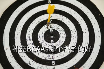 補充BCAAs哪個牌子的好