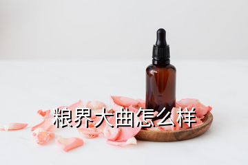 糧界大曲怎么樣